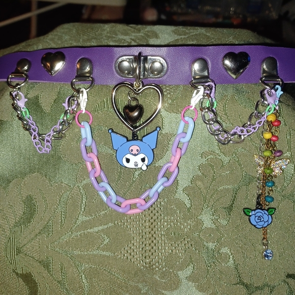 Edgy Purple Kuromi Choker - Picture 8 of 11